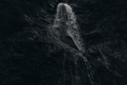 Schwarzweiß-Fotografie, Thema: Landschaft: Wasserfall
